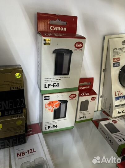 Аккумулятор Canon, Nikon, Sony, Panasonic