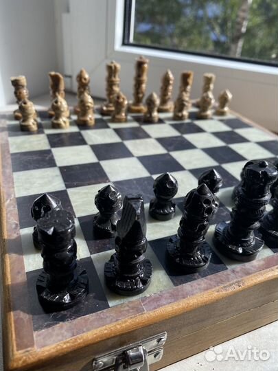 Шахматы ручной работы из Индии