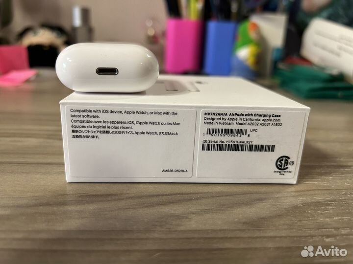 Наушники apple airpods 2