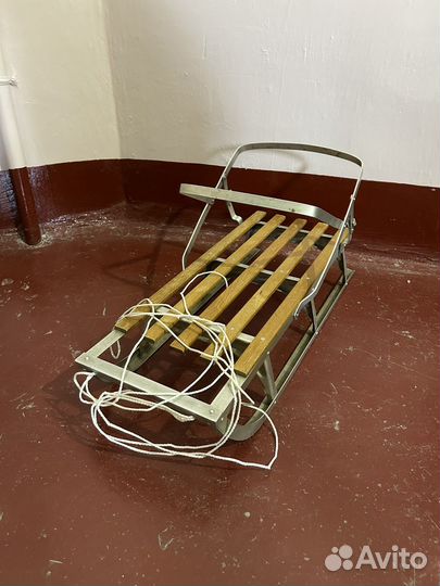 Санки алюминиевые детские СССР