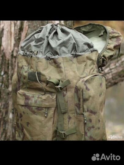 Тактический водостойкий каркасный рюкзак 120л