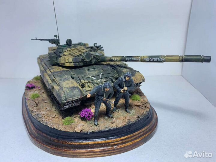 Диорама танк Т-72