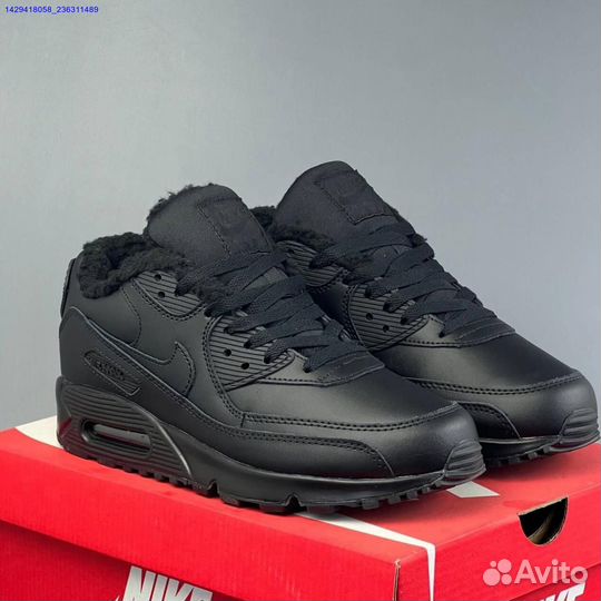 Кроссовки Nike Air Max 90 (с мехом) (Арт.84448)