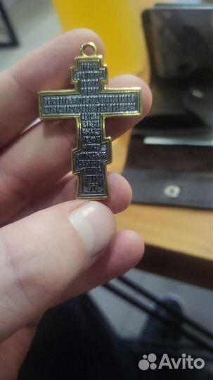 Крест серебро большой