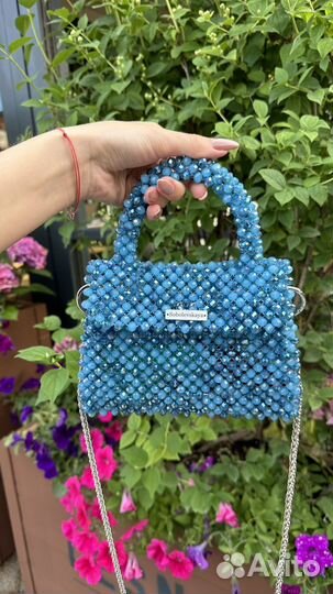 Сумка из бусин ручной работы