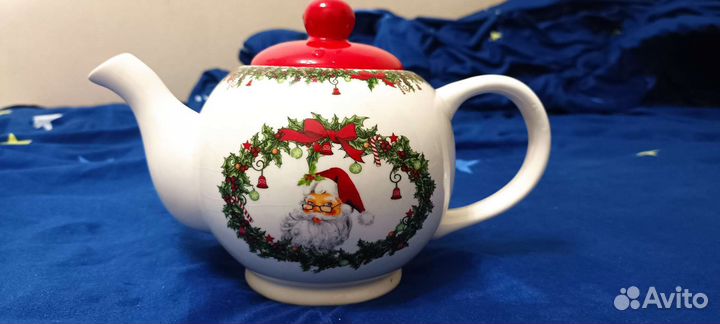 Заварочный чайник новогодний бу