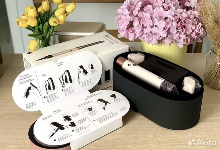 Стайлер фен Dyson hs05 Long Ceramic Pink