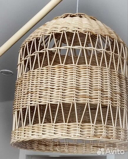 Абажур плетеный