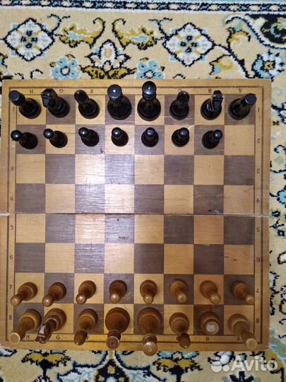 Шахматы деревянные СССР, винтаж