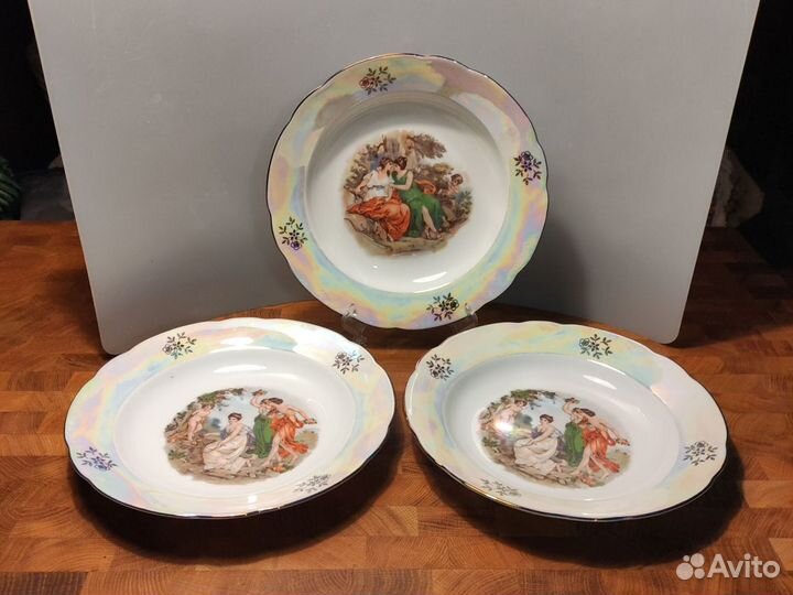 Тарелки фарфор из гдр 