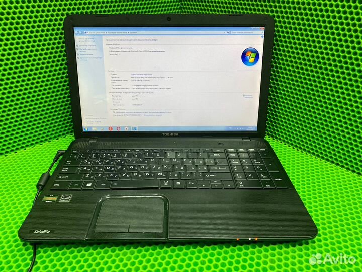 Ноутбук toshiba Satellite C850D