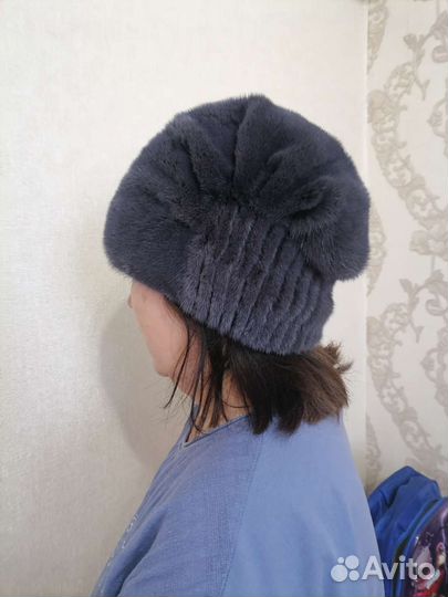 Шапка норковая женская
