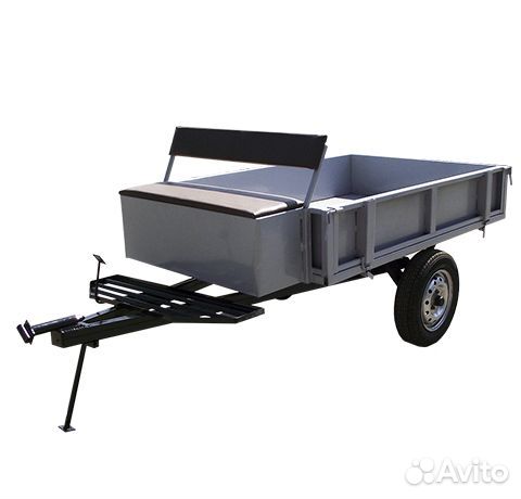 Прицеп мотоблока ПМ-500 R10 с/х шина 5.00-10