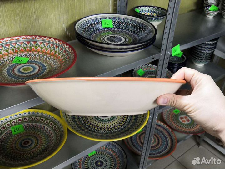 Тарелка-ляган 34 см оранжевая