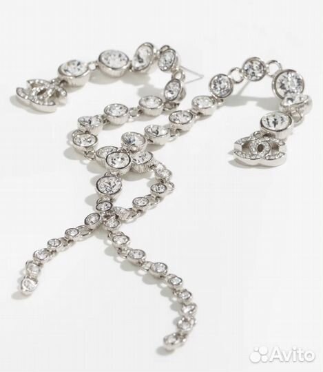 Серьги chanel длинные