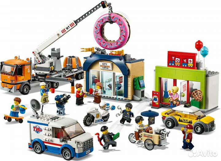 Конструктор bela City Магазин пончиков