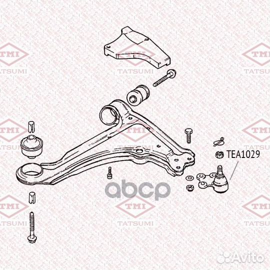 Опора шаровая перед прав/лев TEA1029 tatsumi