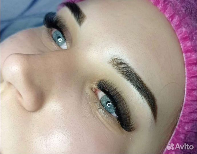 Наращивание ресниц на дому