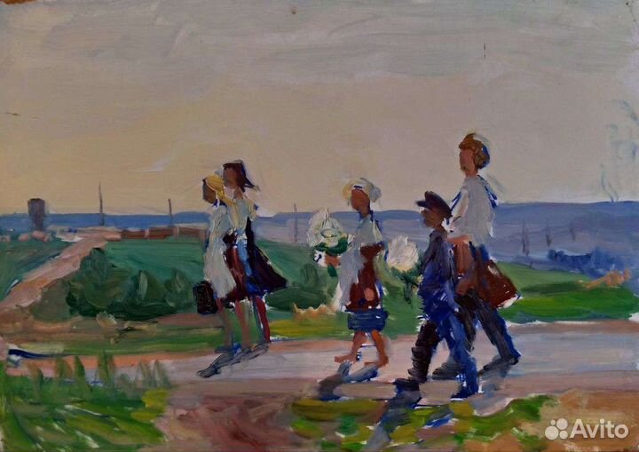 Картина Дунчев С Я заслуженный художник к.м. 35х50