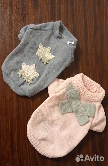 Новая одежда для маленьких собак свитеры размер S