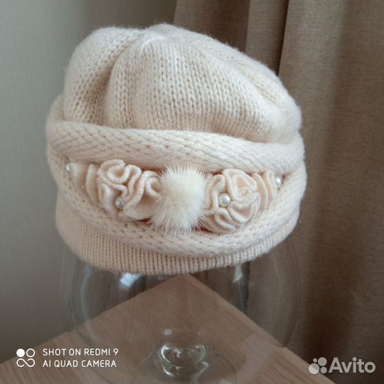 Шапка женская вязаная