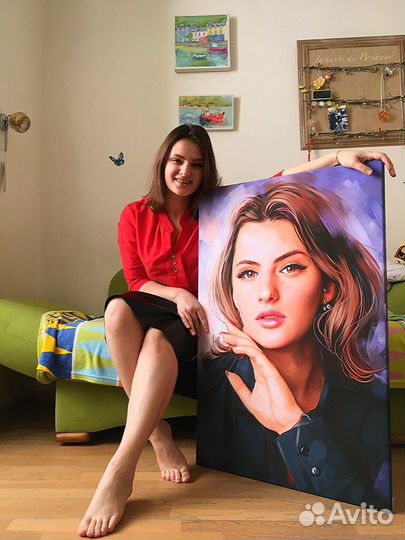 Портрет на холсте по фото Екатеринбург