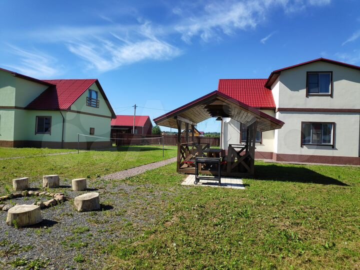 Коттедж 170 м² на участке 10 сот.