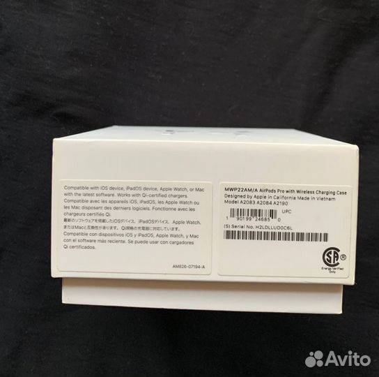 Беспроводные наушники apple airpods pro