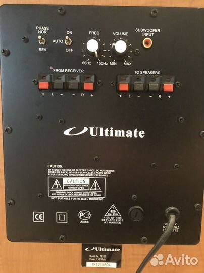 Сабвуфер Ultimate TR150