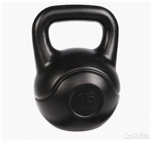Гиря 16 кг бу пластик