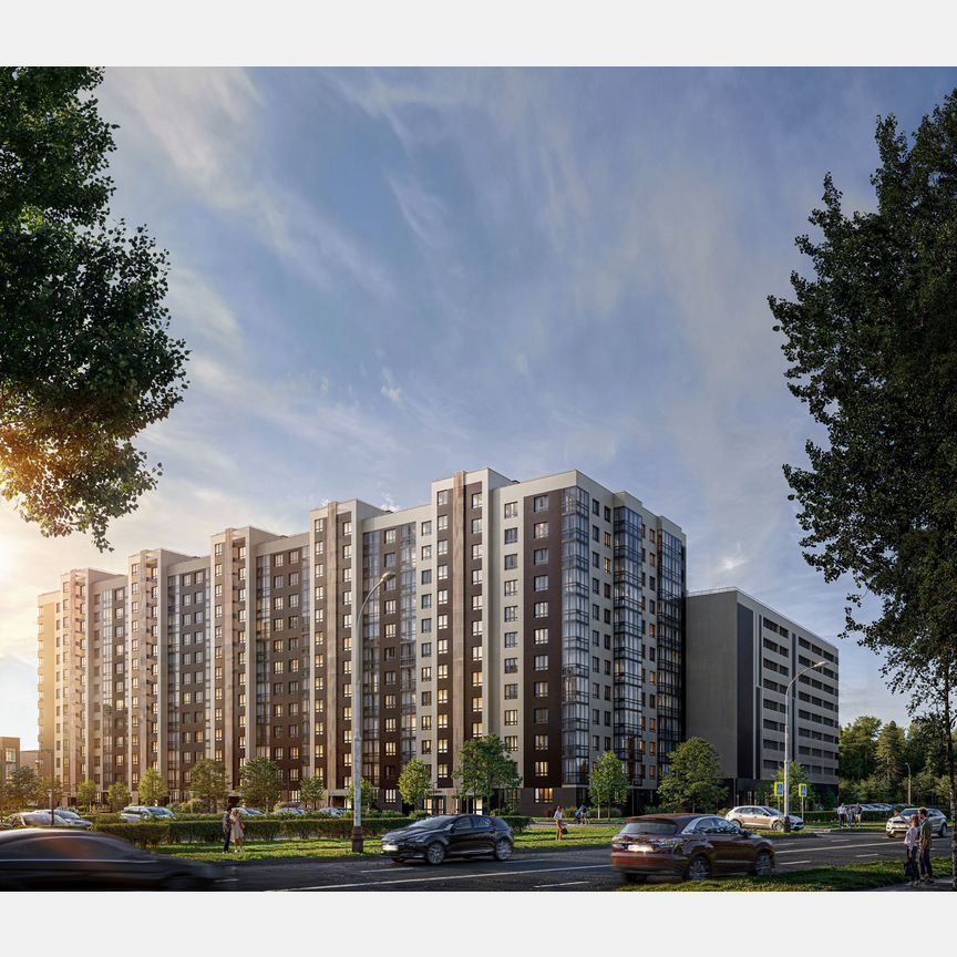 2-к. квартира, 58,9 м², 4/12 эт.
