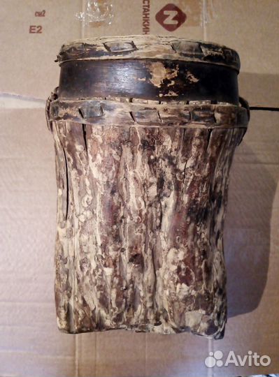 Короб из бересты.Старинный