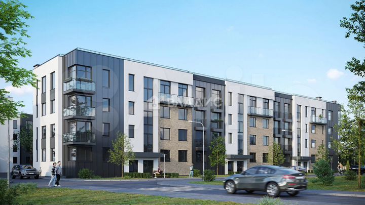 3-к. квартира, 83,9 м², 2/4 эт.