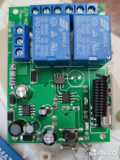 KR2202 радиоуправляемое реле двухканальное 433мгц