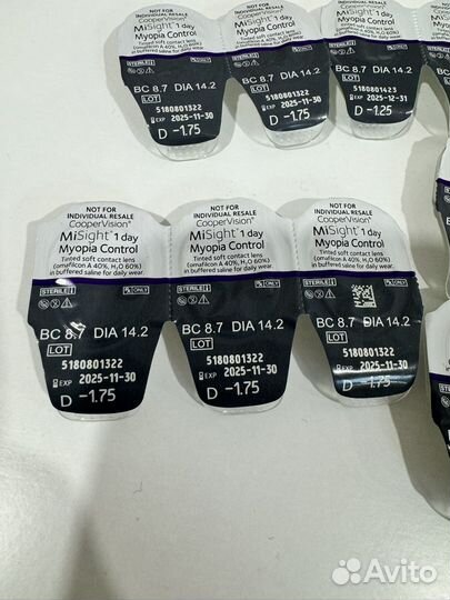 Линзы misight 1 day