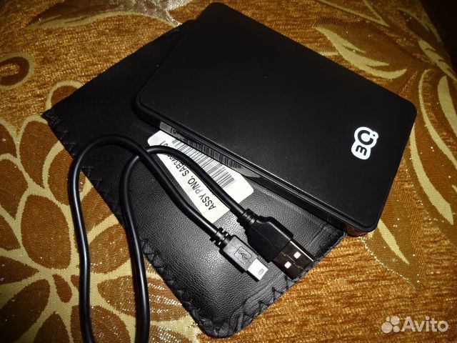 Переносной жёсткий диск 3Q Black USB 2.0