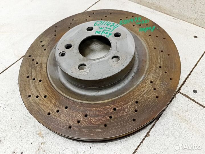 Диск тормозной Mercedes W221 S