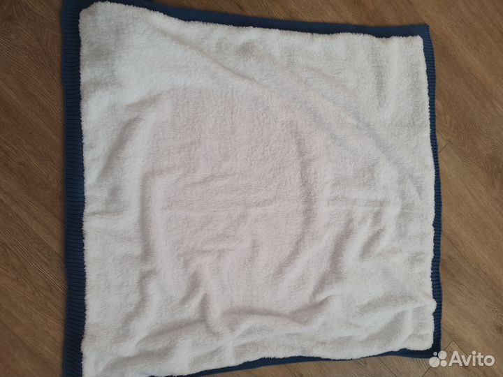 Вязанный плед на выписку