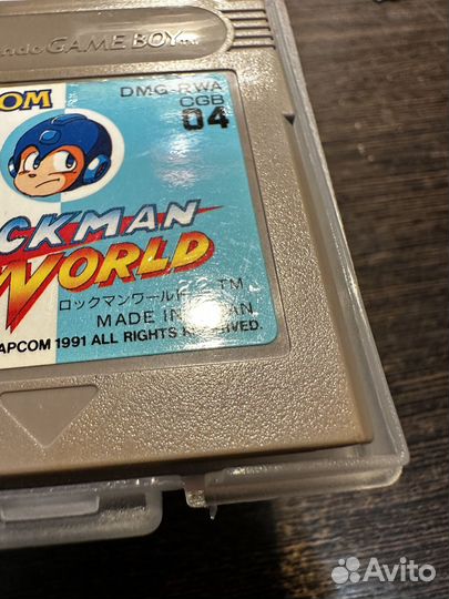 Игра Rockman world для Game Boy оригинал