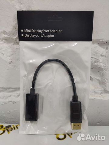 Переходник DisplayPort (m) - hdmi (f)