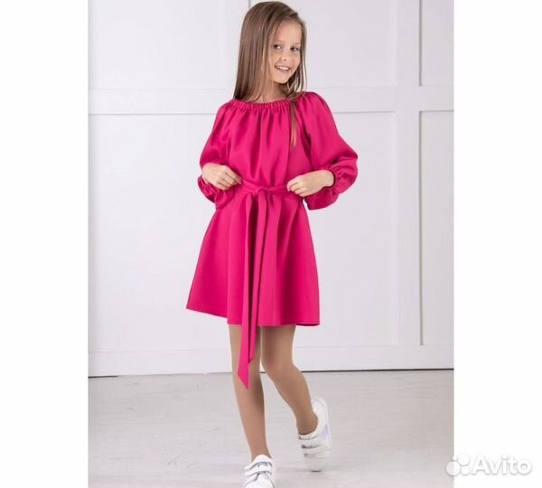 Модное платье для девочки 134-140