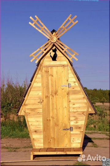 Дачный туалет с установкой