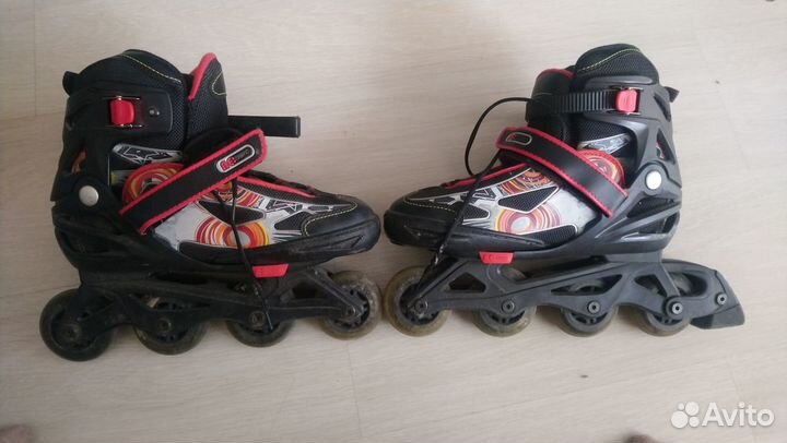 Раздвижные роликовые коньки RE:action RN12-BR-36