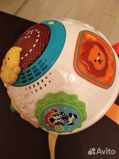 Умный мяч(учит ползать)