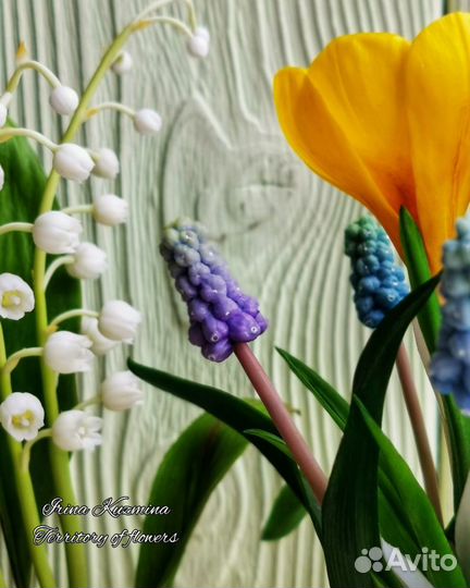 Букет в кружке. Ручная работа. Цветы