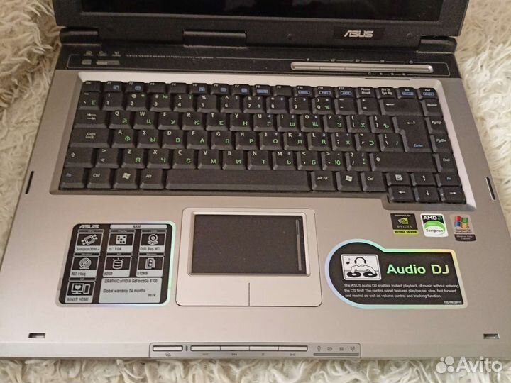 Ноутбук asus A6M