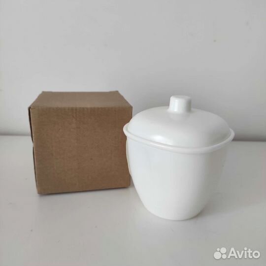 Сахарница 340мл опаловое стекло, новая, в коробке