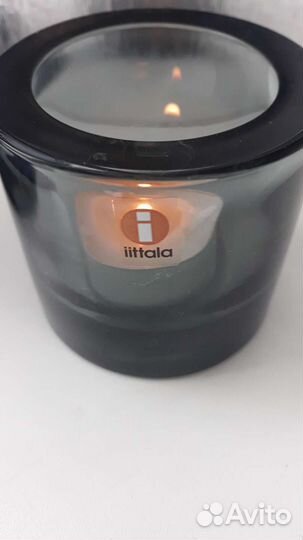 Ваза и подсвечник финское стекло винтаж. Finland