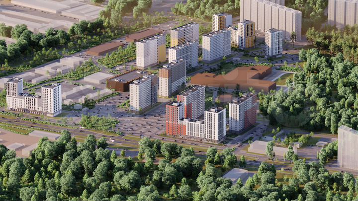 2-к. квартира, 58,8 м², 12/17 эт.