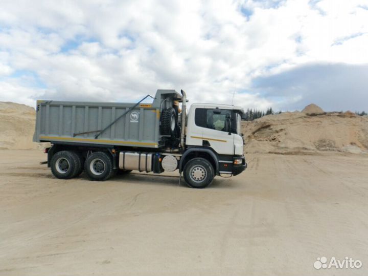 Песок карьерный с доставкой